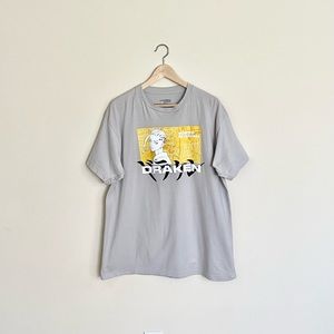 NEW Tokyo Revengers Draken Graphic Gray Crunchyroll Anime T Shirt Adult size XL